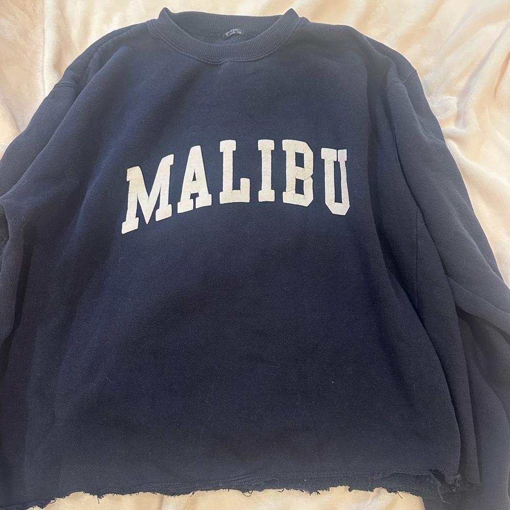 Navy Blue Malibu Brandy Sweatshirt